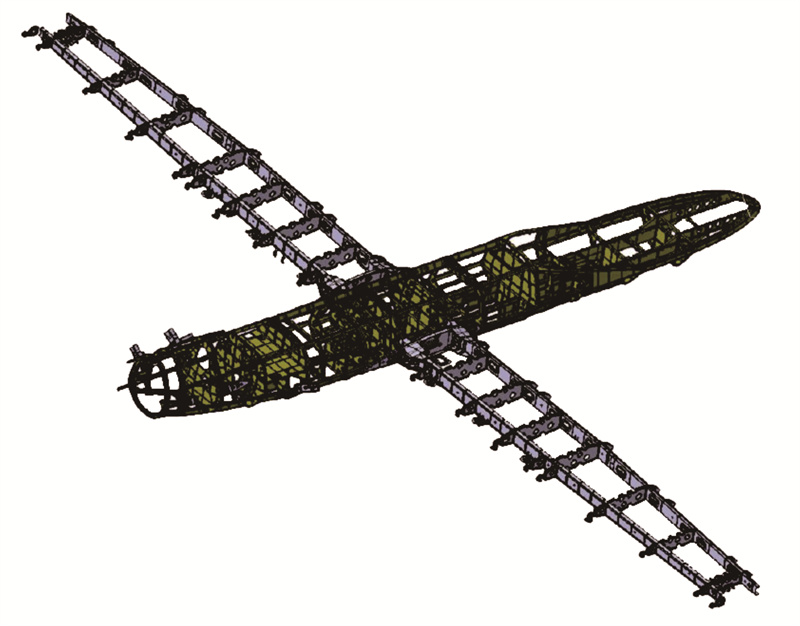 某型號(hào)無人機(jī)型架