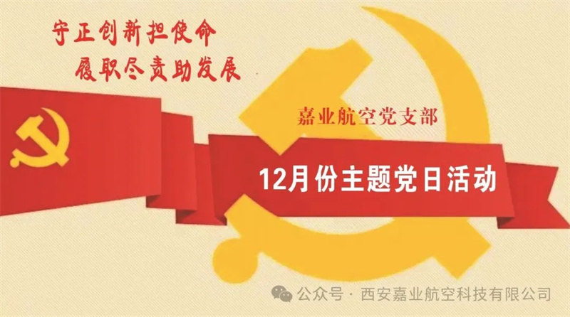 “守正創(chuàng)新?lián)姑?middot;履職盡責(zé)助發(fā)展”主題黨日活動(dòng)——嘉業(yè)航空黨支部